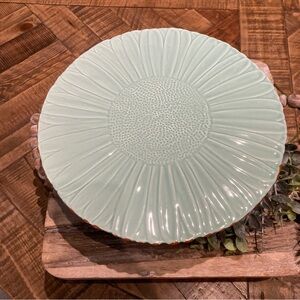 Embossed Floral By Home Essentials Green Mint Cake Stand From Kirkland